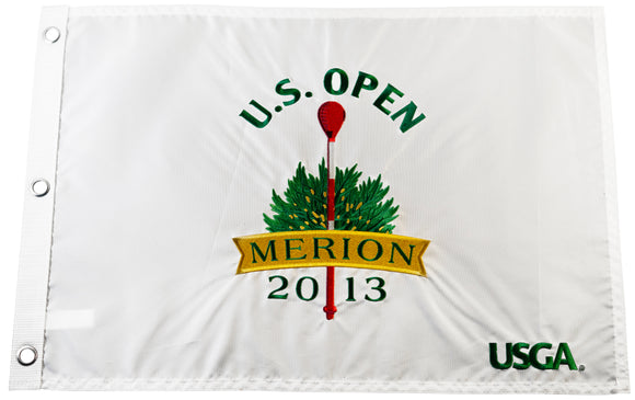 2013 US Open Official Embroidered Pin Flag - Merion Golf Club (East Course)