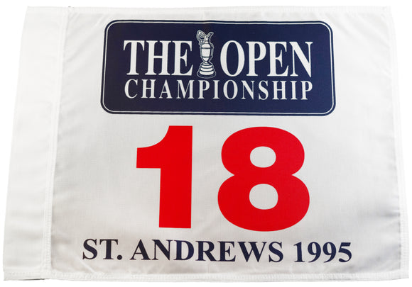 1995 (British) Open Championship Official Pin Flag - 124th St Andrews