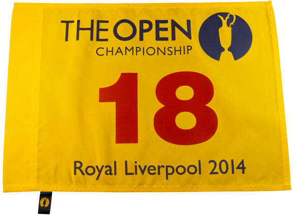2014 (British) Open Championship Official Pin Flag - 143rd Royal Liverpool