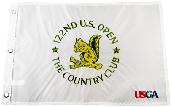 2022 US Open Official Embroidered Pin Flag - The Country Club (Composite Course)