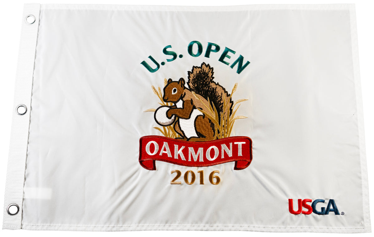 2016 US Open Official Embroidered Pin Flag Oakmont Country Club Patron Gear