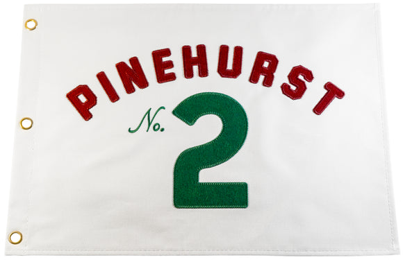 Pinehurst Resort Course No. 2 Official Embroidered Pin Flag