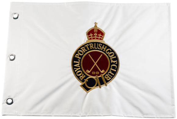 Royal Portrush Golf Club Official Embroidered Pin Flag