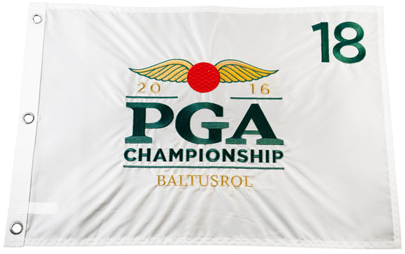 2016 PGA Championship Official Embroidered Pin Flag - Baltusrol Golf Club (Lower Course)