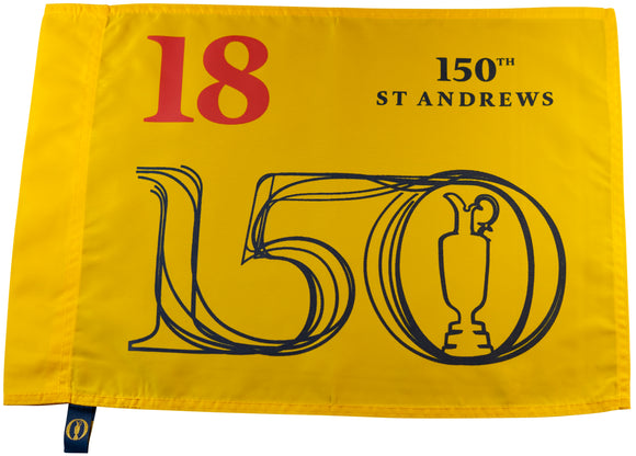 Limited Edition 150th (British) Open Championship Official Pin Flag - St Andrews