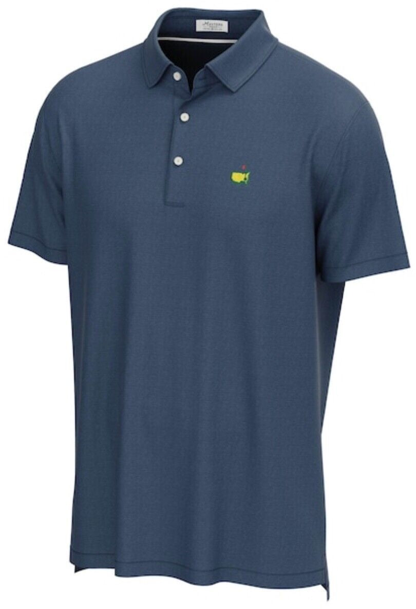 Masters Peter Millar Green Icons Print Men s Polo Shirt Size Large Patron Gear