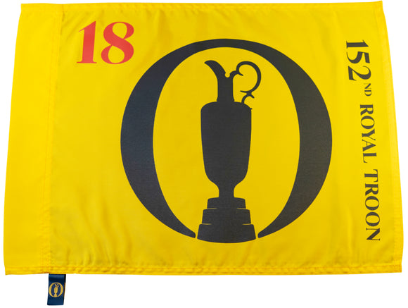 Limited Edition 2024 (British) Open Championship Official Pin Flag - 152nd Royal Troon