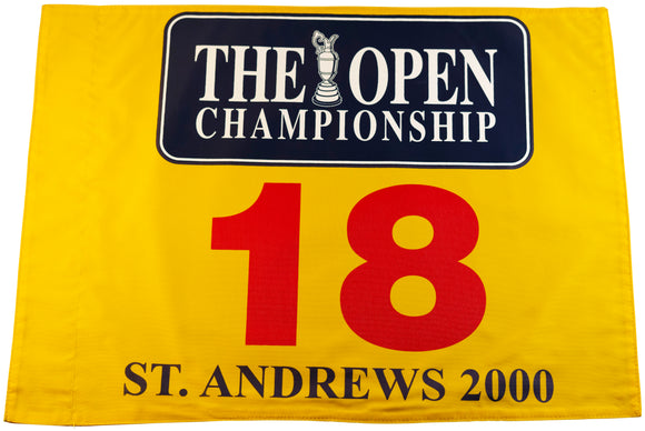 2000 (British) Open Championship Official Pin Flag - 129th St Andrews