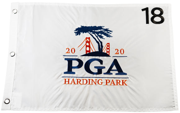 2020 PGA Championship Official Embroidered Pin Flag - TPC Harding Park