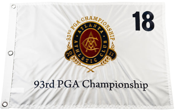 2011 PGA Championship Official Embroidered Pin Flag - Atlanta Country Club (Highlands Course)