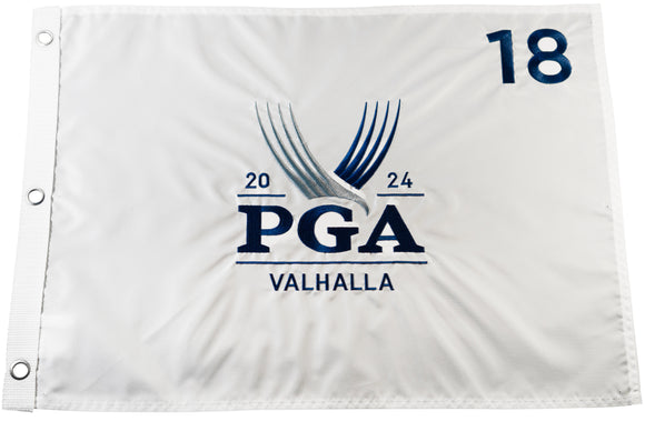 2024 PGA Championship Official Embroidered Pin Flag - Valhalla Golf Club