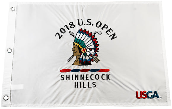 2018 US Open Official Embroidered Pin Flag - Shinnecock Hills Golf Club