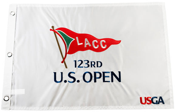 2023 US Open Official Embroidered Pin Flag - Los Angeles Country Club (North Course)