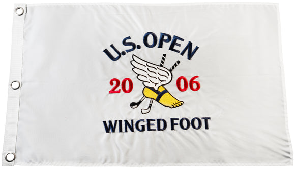2006 US Open Official Embroidered Pin Flag - Winged Foot Golf Club (West Course)