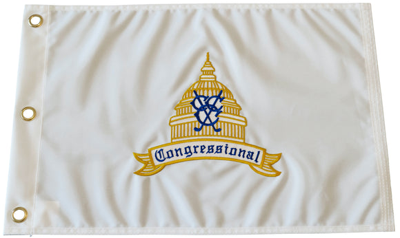 Congressional Country Club Official Embroidered Pin Flag