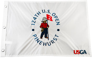 2024 US Open Official Embroidered Pin Flag - Pinehurst Resort (Course No. 2)