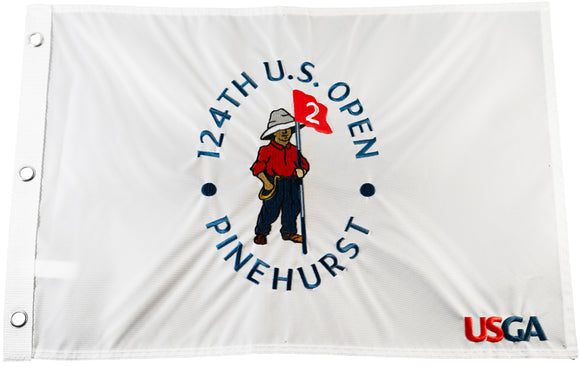 2024 US Open Official Embroidered Pin Flag - Pinehurst Resort (Course No. 2)