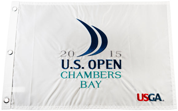 2015 US Open Official Embroidered Pin Flag - Chambers Bay