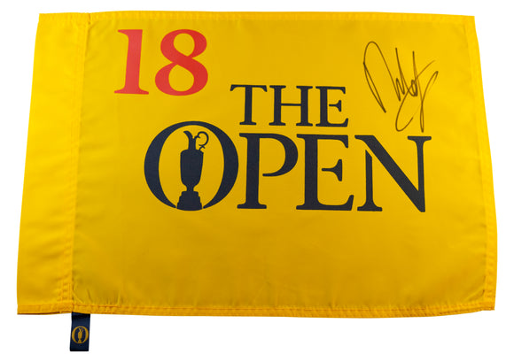 Francesco Molinari Signed Undated (British) Open Championship Pin Flag