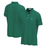 Masters Peter Millar Green Solid Men's Polo Shirt (Size: Medium)