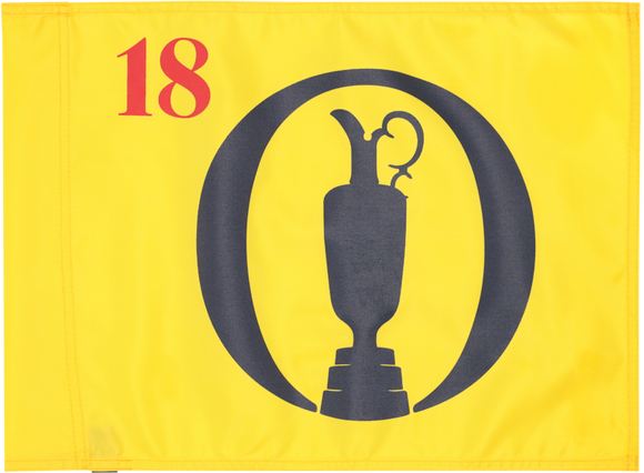 Undated Open Championship Claret Jug Official Pin Flag
