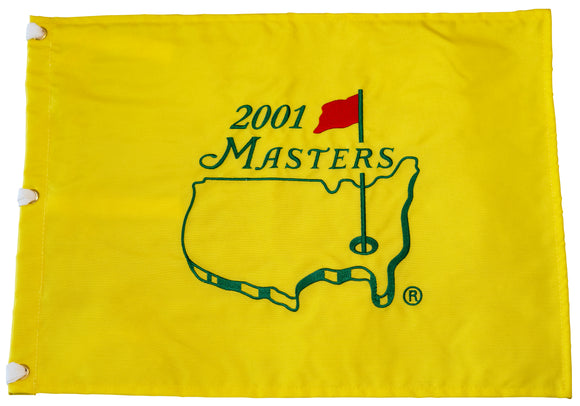 2001 Masters Tournament Embroidered Pin Flag - Augusta National Golf Club