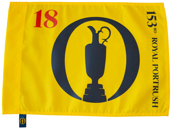 Limited Edition 2025 (British) Open Championship Official Pin Flag - 153rd Royal Portrush