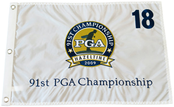 2009 PGA Championship Official Embroidered Pin Flag - Hazeltine National