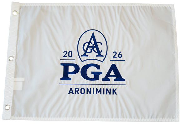 2026 PGA Championship Official Embroidered Pin Flag - Aronimink Golf Club