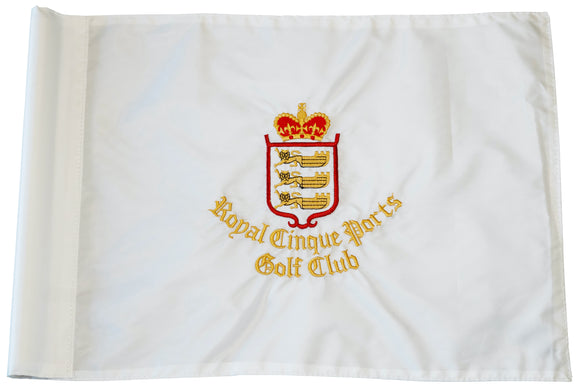 Royal Cinque Ports Official Embroidered Pin Flag