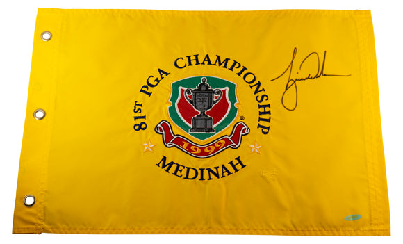 Tiger Woods Signed 1999 PGA Championship Pin Flag (UDA)