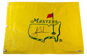 Tiger Woods Signed Undated Masters Pin Flag (UDA)