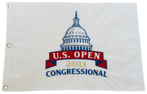 2011 US Open Official Embroidered Pin Flag - Congressional Country Club (Blue Course)