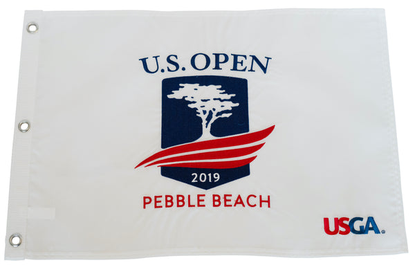 2019 US Open Official Embroidered Pin Flag - Pebble Beach – Patron