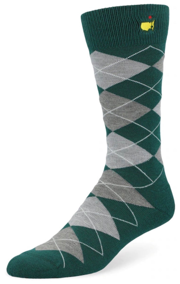 Masters FootJoy Augusta Green/Gray Argyle Socks