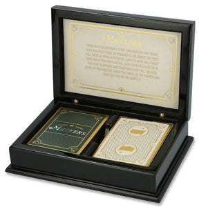 Masters Icons Playing Cards 2 Decks with Case