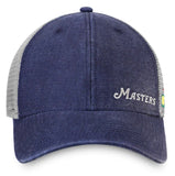 Masters Navy Side Logo Mesh Back Hat