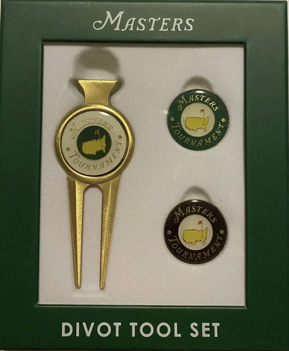 Masters Divot Tool and Ball Marker Set