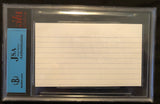 Phil Mickelson Autographed 3x5 Index Card JSA / Beckett